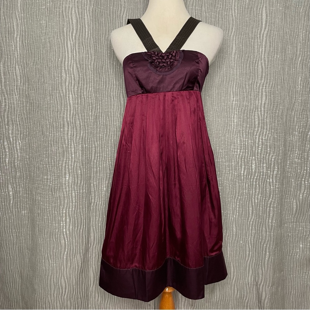 Club Monaco silk blend empire dress